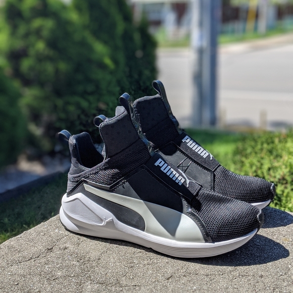 Puma Shoes - Puma Fierce Core Black and White Trainers